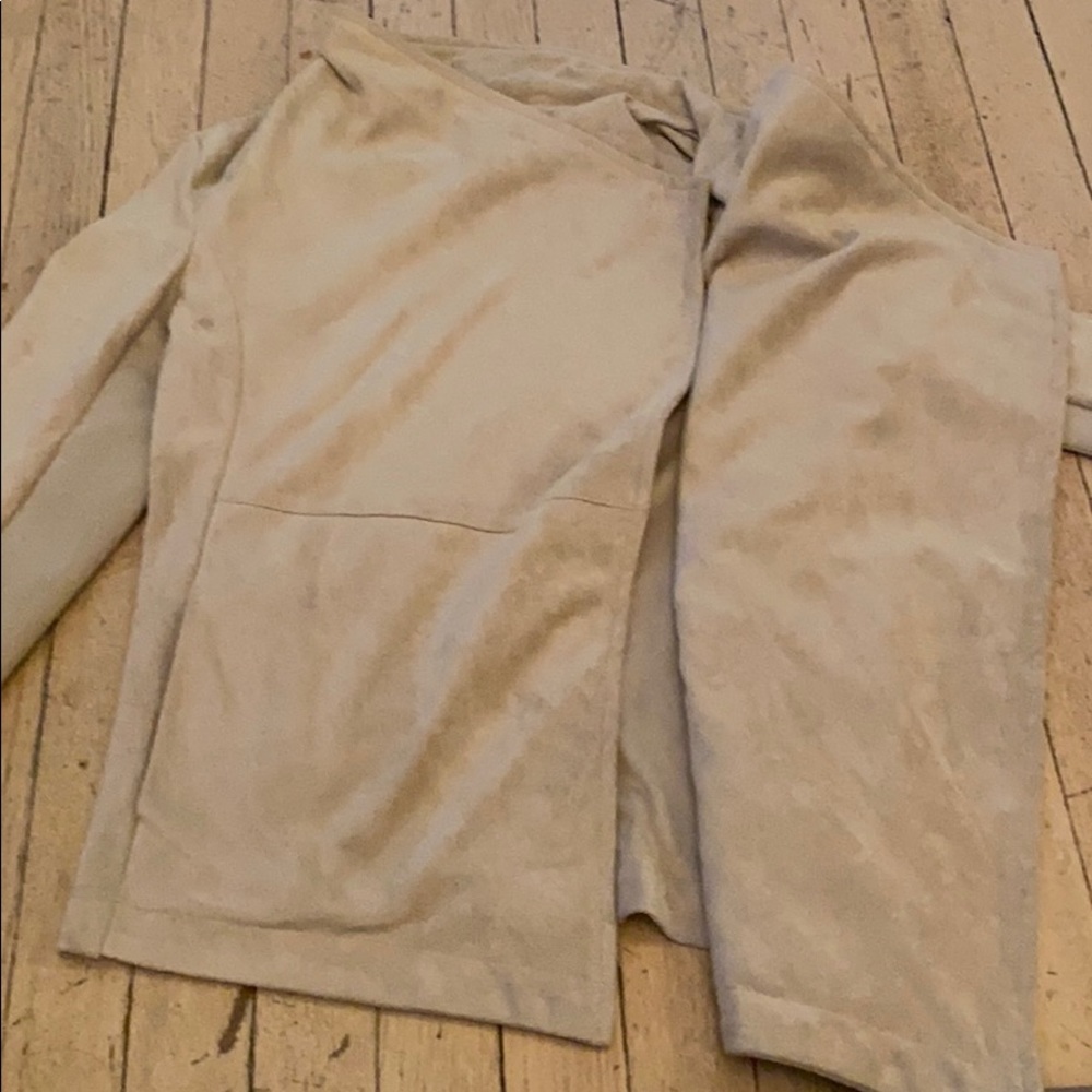 Bb Dakota Faux Suede Drape Jacket - Picture 13 of 16